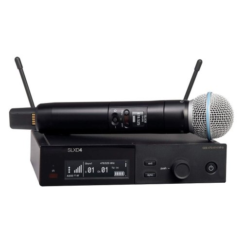 SLXD24/B58 Wireless System with Beta®58A Handheld Transmitter